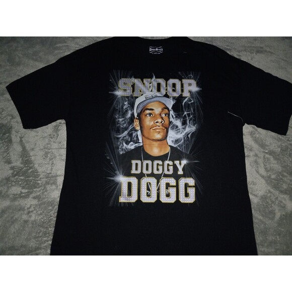 Dogg Supply by Snoop Dogg T-Shirt Size Medium Men's Black SS, Logo Crew Neck - Picture 1 of 4